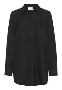 KAODA COLLAR NOTCH NECK CASUAL - Tuunika - black deep cc