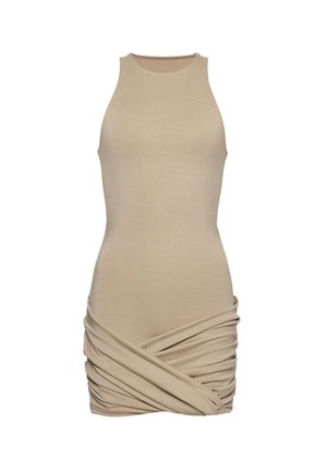 LA MANIA, SUKIENKA ANGIE STONE BEIGE - Šaty do práce - stone beige