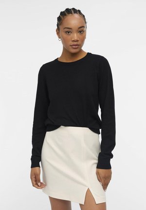 OBJTHESS LS O-NECK - Jumper - black