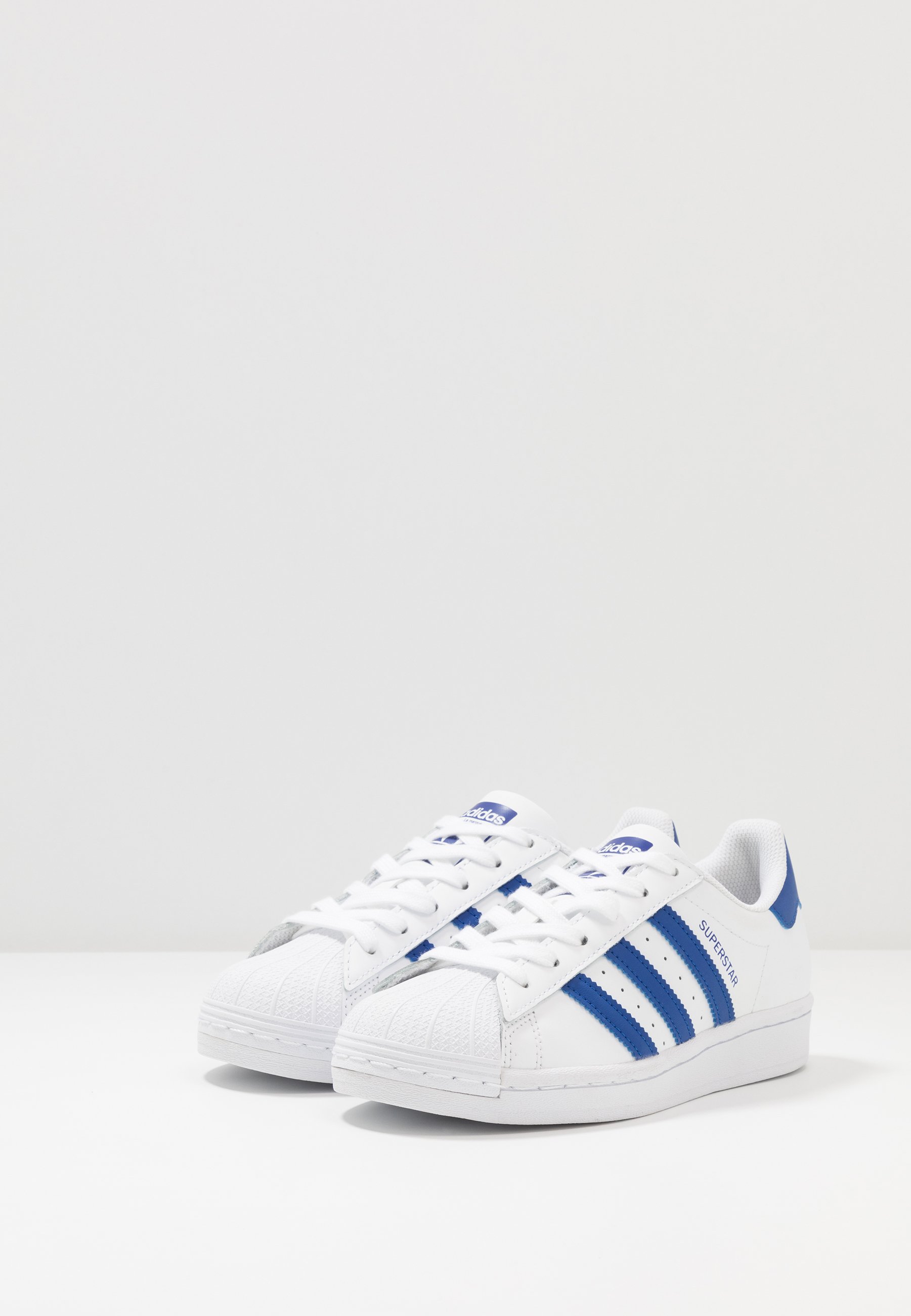adidas superstar royal blue and white