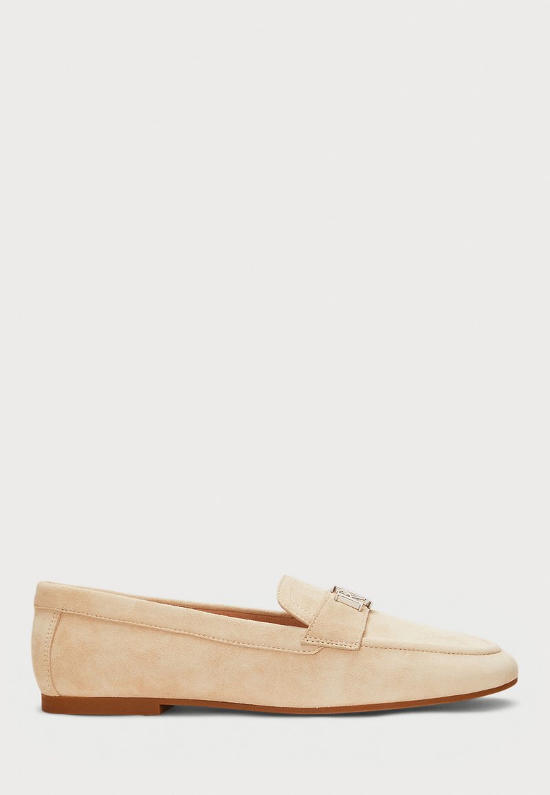 Lauren Ralph Lauren AVERI III SUEDE LOAFER - Loaferit/pistokkaat - sand dune