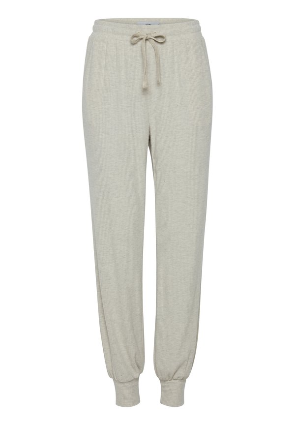KYLA - Trousers - oatmeal melange4