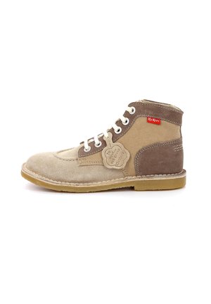 Kickers CUIR KICKLEGEND - Bottines à lacets - beige