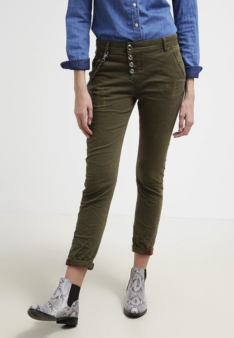 Mos Mosh Jean slim - olive
