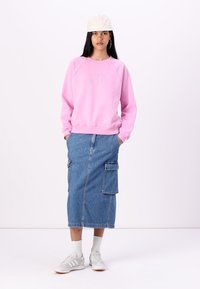 GAP LOGO CREW - Mikina - pink