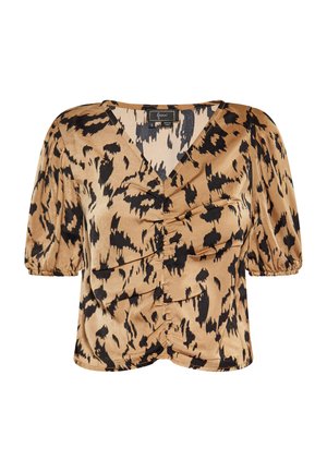 Blus - kamel mehrfarbig