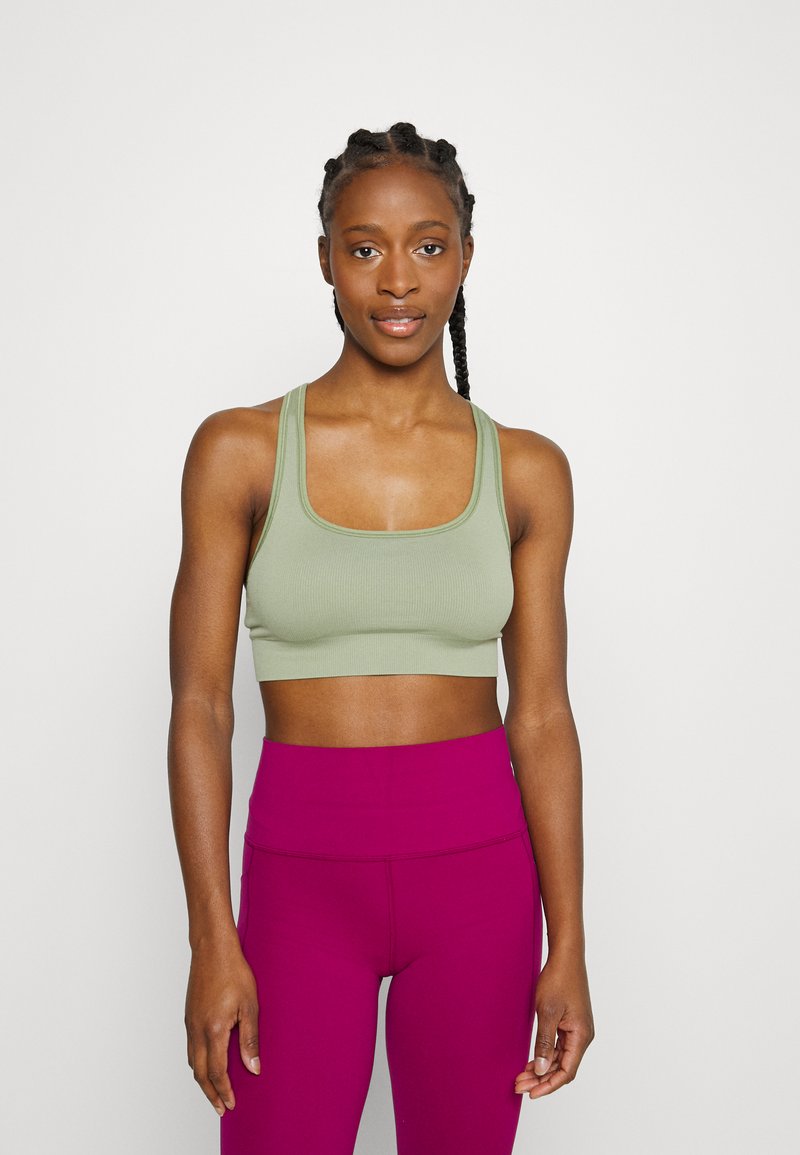 Athleta AURORA SCOOP BRA A-C - Sutiã desportivo de suporte ligeiro - eucalyptus olive