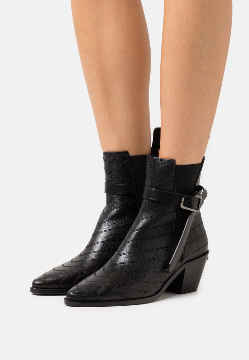 Zadig & Voltaire TYLER STRAP QUILTED BREAK Cowboy/Bikerstiefelette