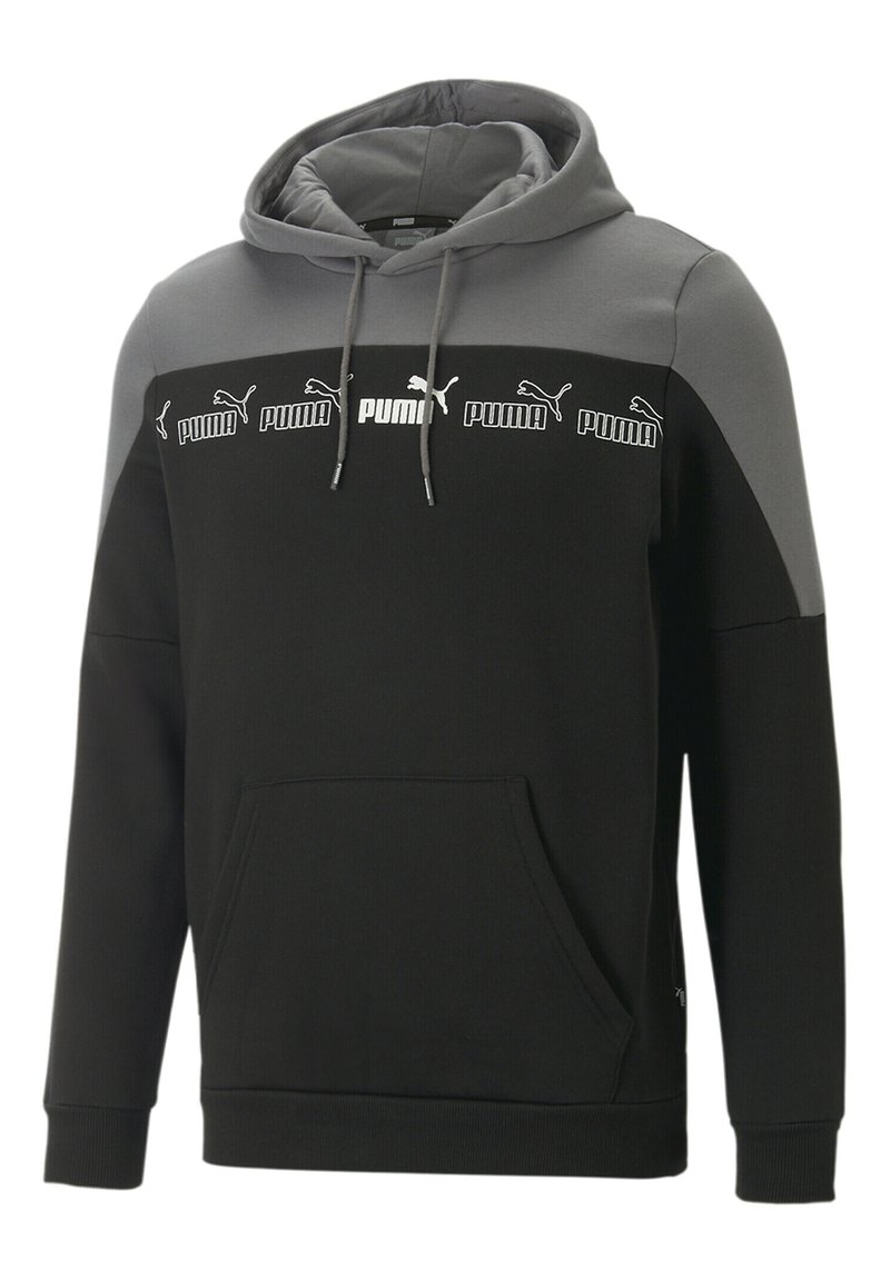 Puma AROUND THE BLOCK - Jersey con capucha - black castlerock