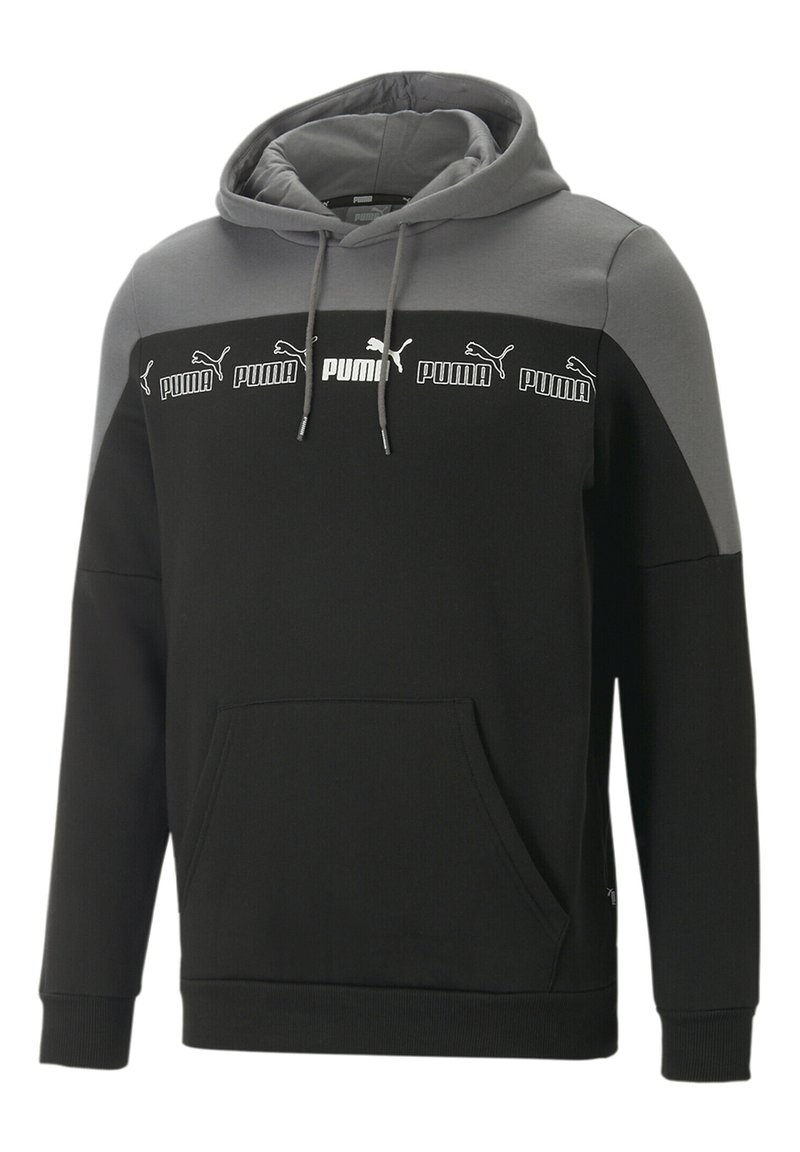 Puma - AROUND THE BLOCK - Hoodie - black castlerock, Vergroten