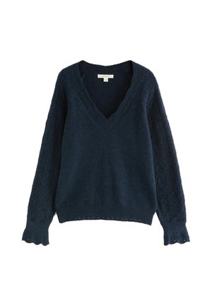 REGULAR FIT - WITH A TOUCH - Džemperis - navy