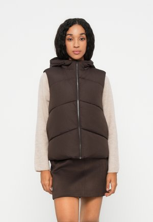 VIKARLA NEW PUFFER VEST - Bodywarmer - coffee bean