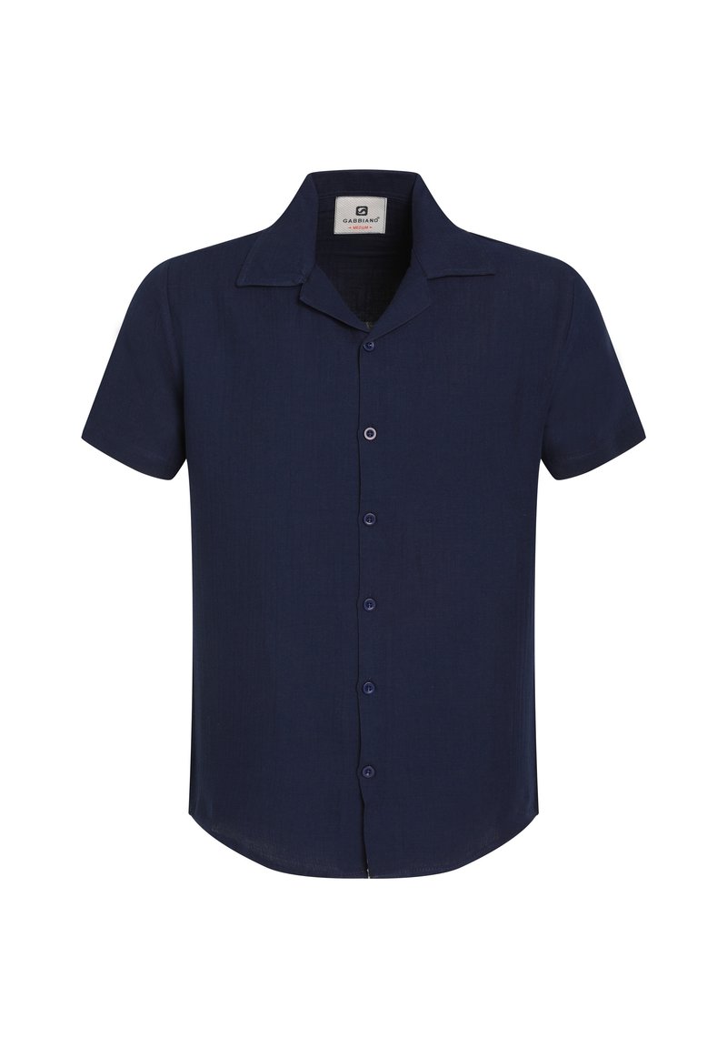 Gabbiano SHORTSLEEVE OPEN NECK - Marškiniai - navy