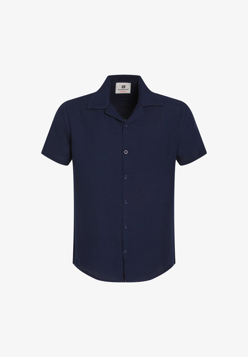 Gabbiano SHORTSLEEVE OPEN NECK - Marškiniai - navy