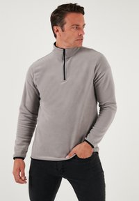REGULAR FIT - Fliisdžemper - grey
