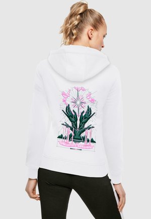 Mister Tee SHINE BRIGHT HOODY - Hoodie - white