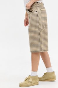 BDG Urban Outfitters CHECK NICOLA JORT - Shorts - beige
