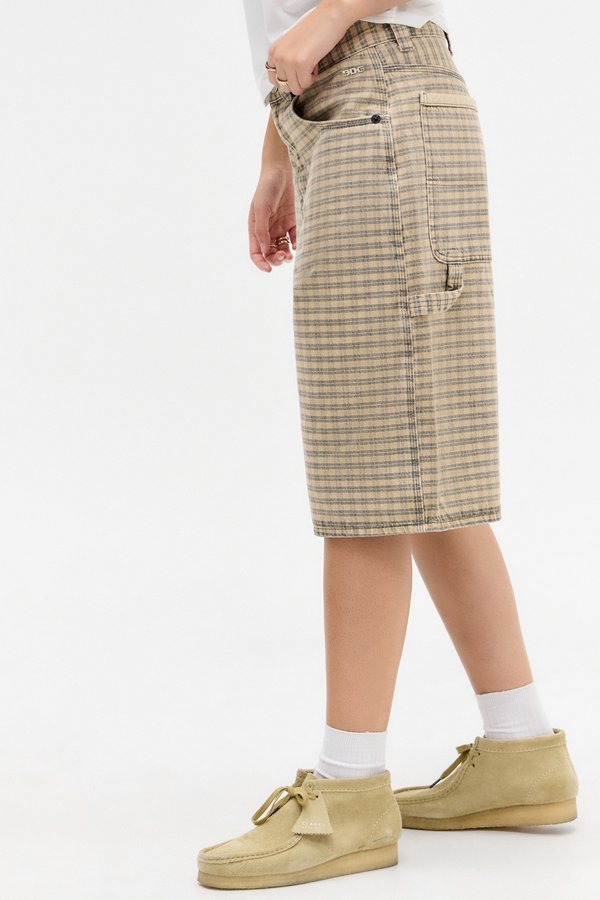 CHECK NICOLA JORT - Shorts - beige4