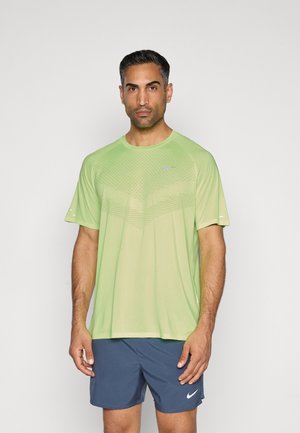 STRIDE TOP - Camiseta deportiva - lime blast/reflective silver-coloured