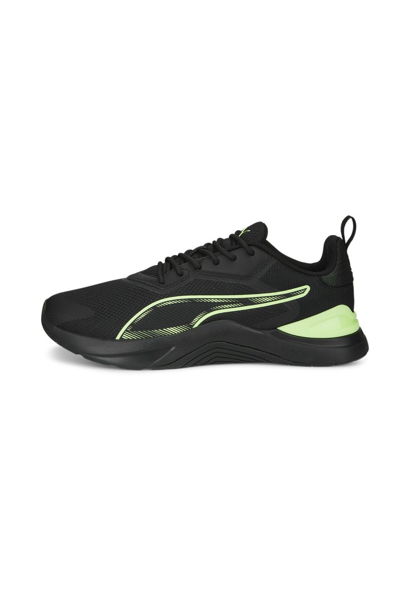 Puma INFUSION Hardloopschoenen competitie black fizzy lime/zwart