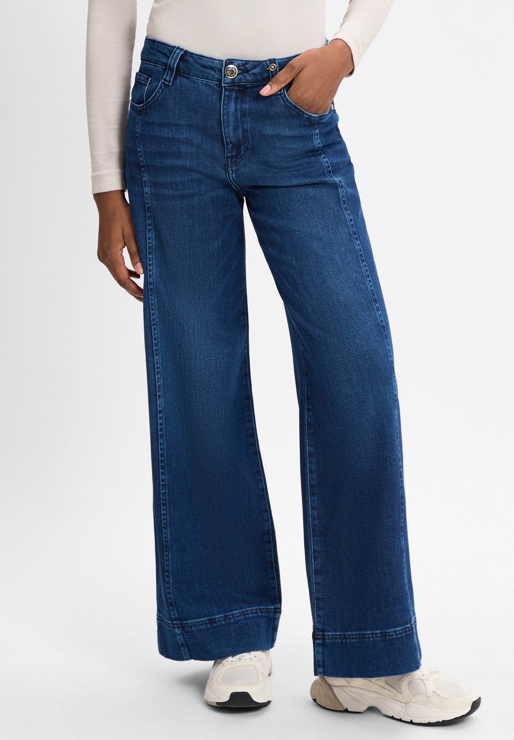 Mos Mosh REEM EPIC Flared Jeans denim/blue denim Zalando