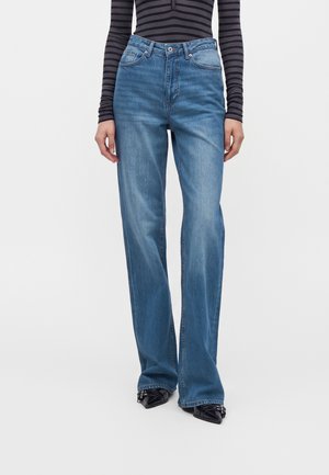 Vero Moda Tall, VMTESSA - Pernera ancha - medium blue denim