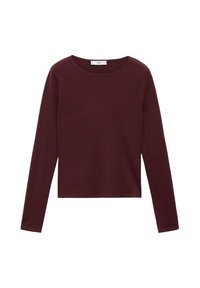 Majica z dolgimi rokavi - bordeaux