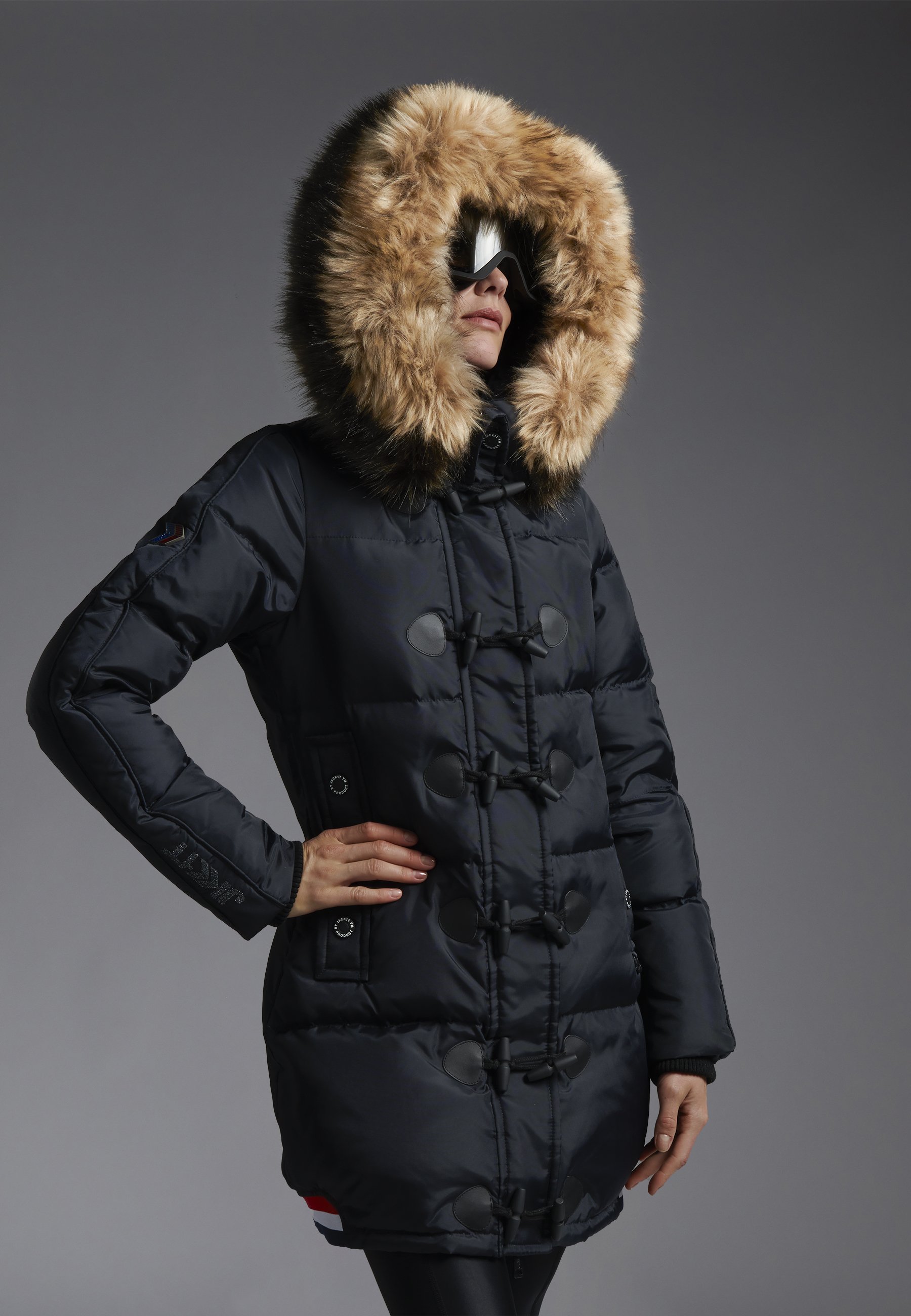 olive green puffer jacket