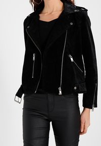 Selected Femme Nahkatakki - black