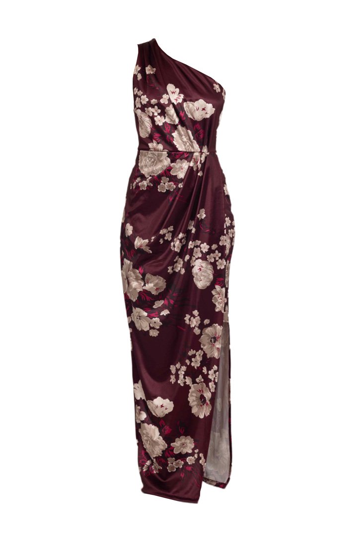 WAL G PETITE Cocktailjurk bordeauxrood