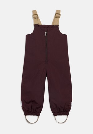 MINI A TURE, MATWALENTEX SNOW UNISEX - Ski- og snowboardbukser - fudge aubergine