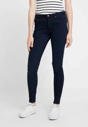 Skinny džíny - dark-blue denim