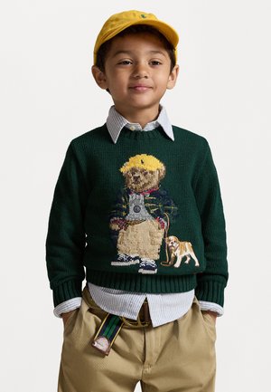 POLO BEAR SWEATER - Maglione - moss agate
