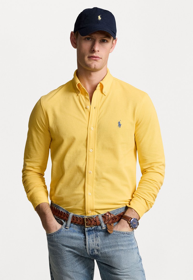 Polo Ralph Lauren - FEATHERWEIGHT MESH SHIRT - Shirt - yellow, Enlarge