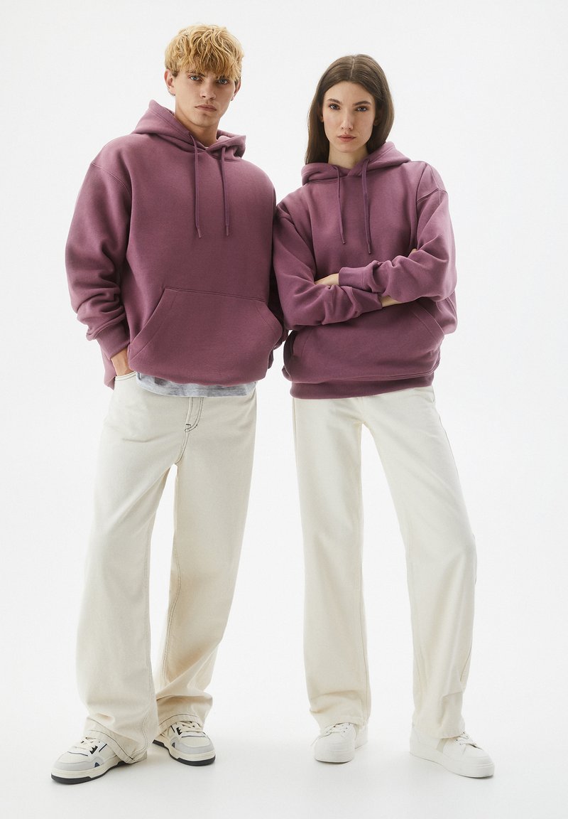 PULL&BEAR BASIC COLOURED Hoodie pink Zalando.ie