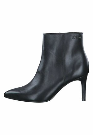 s.Oliver High Heel Stiefelette - black