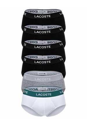 6ER PACK - CASUAL STRETCH LOGOBUND - Slip - schwarz/grau/weiß
