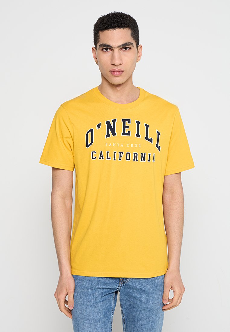 O’Neill T-shirt print geel