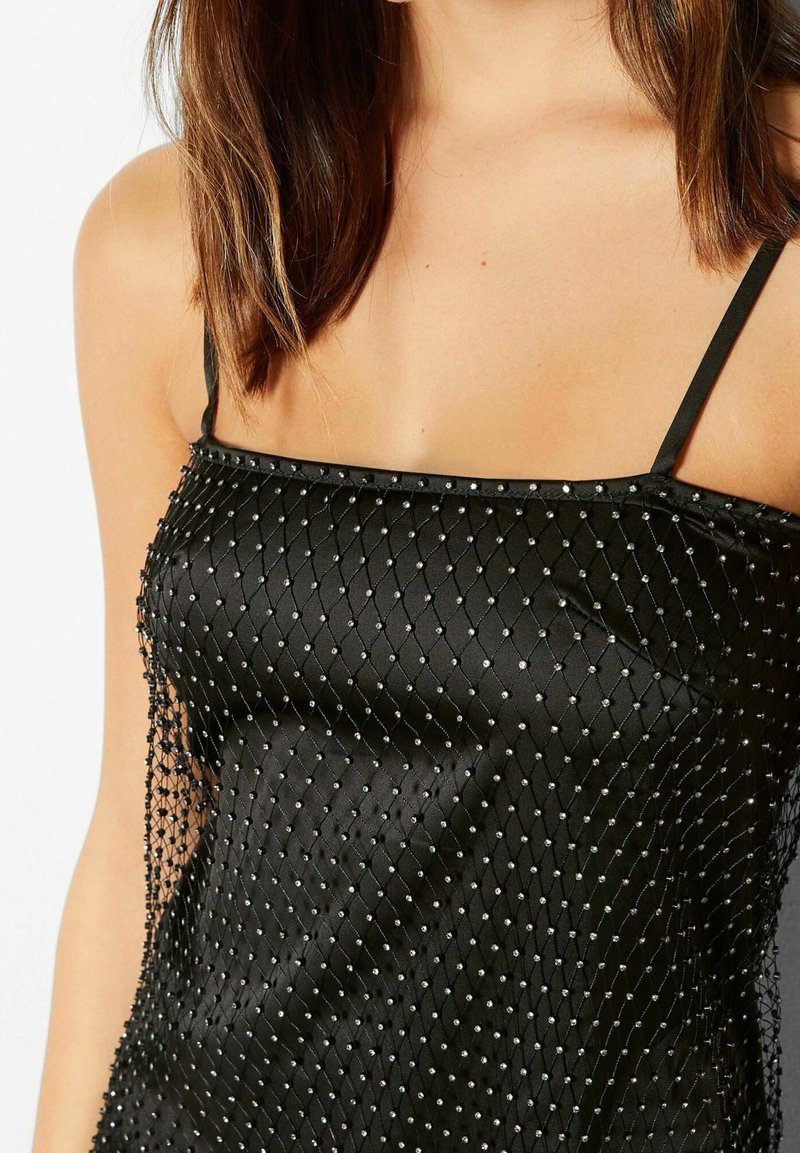 bershka party dresses Bershka Cocktail dress / Party dress - black - (Pre-owned)