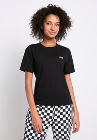 Vans WM JUNIOR V BOXY - T-shirt basic - black