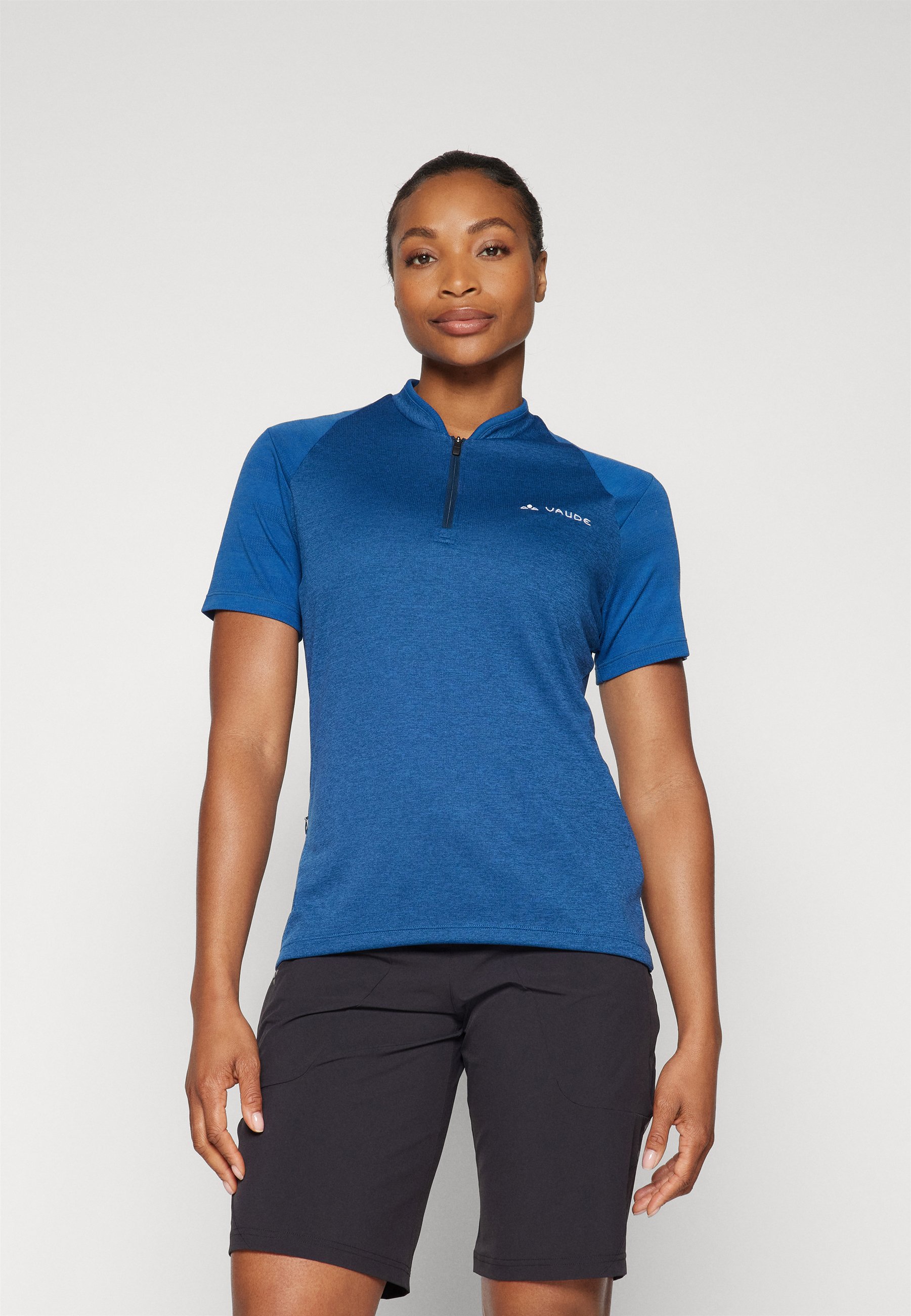 売れ筋商品|||ファウデ Tシャツ レディース トップス WOMENS TAMARO - Basic T-shirt - dark sea Vaude WOMENS TAMARO - T-shirt basic - dark sea/blu scuro