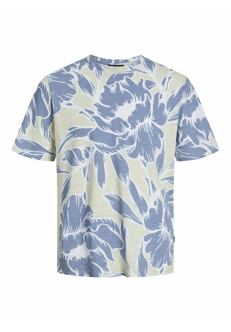 Jack & Jones PREMIUM ALL OVER RUNDHALS - T-Shirt print - green 