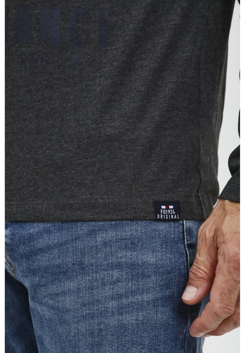 T-shirt maniche lunghe uomo fitness regular 100% cotone bianca