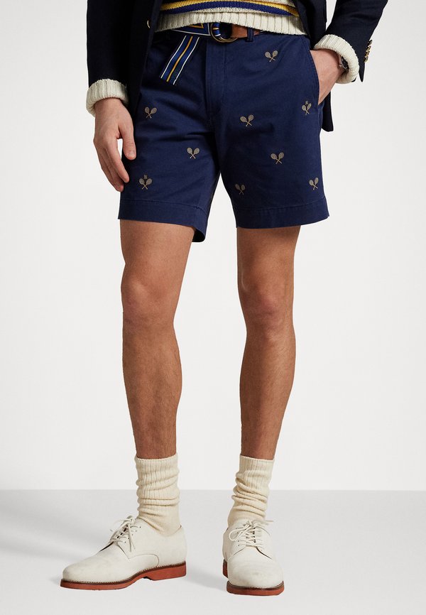 STRAIGHT EMBROIDERED CHINO SHORT - Shorts