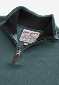 Next ZIP NECK - Pulover - blue