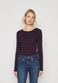 GAP CREW - Top s dlhým rukávom - navy red