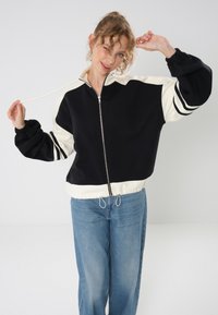Even&Odd - Zip-up sweatshirt - black Thumbnail Image 1