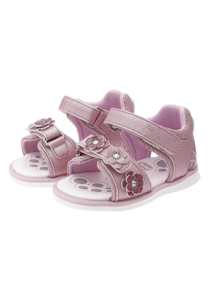 Sandali Chicco Per Bambina Con Doppio Strappo, Flessibili E Leggeri, Designed In Italy, Per Tutti I Giorni
