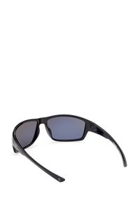 Timberland INIETTATO - Gafas de sol - nero lucido verde scuro