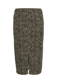 LEONOMA - Puzdrová sukňa - feather gray black animal
